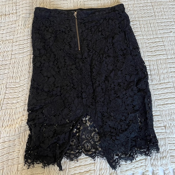 Black lace skirt and crop set from dynamite - Picture 2 of 6